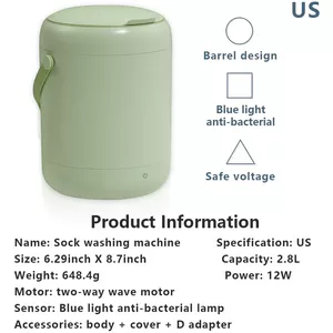 xixibuy Mini-wasmachine, draagbare wasmachine, mini