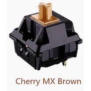 1Pc Echt Originele Duitse Cherry Mx Switch Cherry Axis Keyboard Schakelaar Toetsenbord As Bruin As 2 Pins