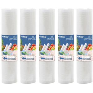 FUNHO vacuüm sealer zakken voor voedsel 5 rolls tassen voor vacuum packer 12/15/20/25/ 28/30cm * 5m foodsaver Vacuum Afdichting zakken