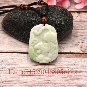 Natuurlijke Witte Chinese Jade Tijger Hanger Ketting Charm Sieraden Mode Accessoires Gesneden Amulet Voor Vrouwen Mannen