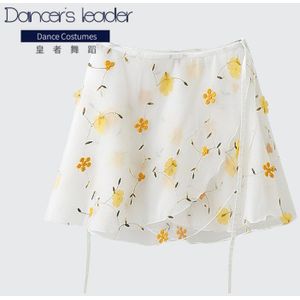 Ballet Tutu Vrouwen Kant Een Stuk Rok Volwassen Dubbele Laag 3D Drie-Dimensionale Geborduurde Bloem Tutu