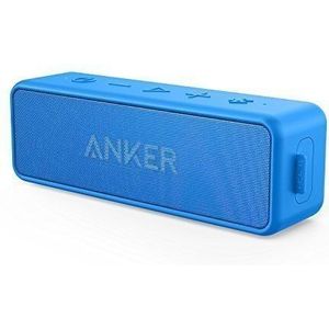 Anker Soundcore 2 Draagbare Bluetooth Draadloze Speaker Beter Bass 24-Uur Speeltijd 66ft Bluetooth Bereik IPX7 Water Weerstand