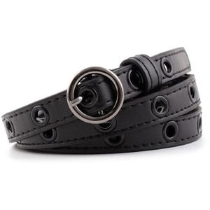 Stijl Pu Lederen Tule Riem Voor Vrouwen Metalen Pin Gesp Dunne Riemen Riem Waistbelts Voor Dames Jeans