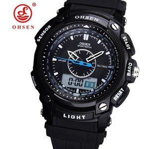 Digitale Quartz Mannen Sport Horloge Stopwatch Waterdicht Militar man Horloge Geel Mode armband Horloge relogio masculino