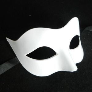 Halloween Sexy Vos Masker Zwart Wit Half Gezichtsmasker Dansvoorstellingen Lady Adult Masquerade Festival Kerst Bruiloft Props