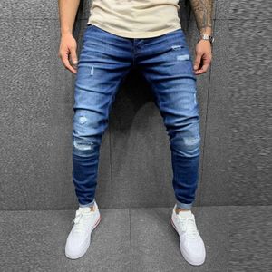 Zomer Stijl Mannen Rits Jeans Straat Alle-Wedstrijd Casual Mannen Rechte Pijpen Broek Pure Kleur gewassen Jeans # G30