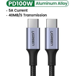 Ugreen Usb Type C Naar Usb C Kabel Voor Samsung Galaxy S9 Pd 60W Fast Charger Kabel Voor Macbook ondersteuning Quick Charge4.0 Usb Cord