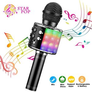 Draagbare Draadloze Karaoke Bluetooth Luidspreker Met Microfoon/Muziekspeler En Recorder/Fm Radio Compatibel Voor Vele Apparaten & app