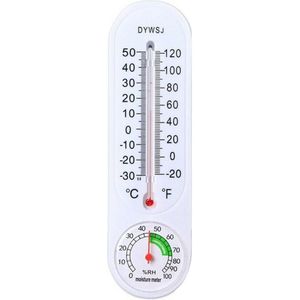 Muur Gehangen Thermometer Hygrometer Temperatuur Voor Indoor Outdoor Tuin Kantoor Mini Temperatuur Sensor