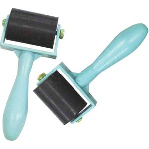 2 Stuks Rubber Lijm Roller Voor Anti Slip Tape Bouw Gereedschap, Printmaking