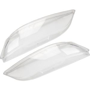 1 Paar Abs Plastic Koplamp Clear Lens Cover Front Koplamp Plastic Shell Voor Mazda 6 2003 Lamp Vervanging