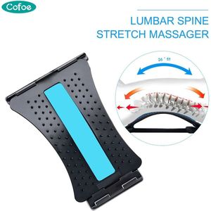 Cofoe Terug Brancard Massage Tool Fitness Lendensteun Ontspanning Wervelkolom Pijn Relief Taille Huishoudelijke Slapen Lendensteun