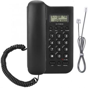KX-T076 Home Hotel Wired Desktop Muur Telefoon Kantoor Vaste Telefoon Zwart Wit Telefono Fijo Para Casa Telefoon Thuis Telefoon