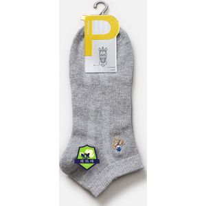 Zomer Pier Polo Mode Toevallige Katoenen Mannen Sokjes Ademend Zwart/Wit/Grijs Sok Mannelijke 5 Paris/Lot