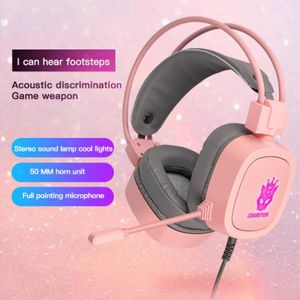 S100 7 Kleur Ademhaling Licht Computer Headset Bedrade Hoofdtelefoon 7.1 Rgb Backlit Headset E-Sport Games Headset Met Microfoon