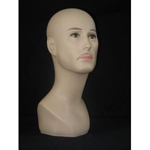 Man Mannequin Oefenpop Hoofd Hilarische Mould Toon Stand Model Kosmetiek Mannen Hoofd Model Aluin