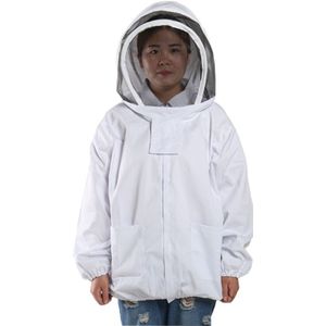 Anti bee pak anti bee kleding beschermende Imker Bijenkorf Accossories Katoen Bijenteelt Jacket Veil Imker Apparatuur Gereedschappen