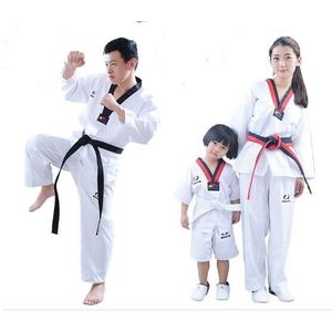 Kinderen volwassen karate uniform wit pak Taekwondo kick boksen MMA Martial karate kleding kids training kleren dobok katoen