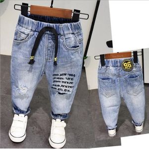 Lente Herfst Stijl Baby Boy Jeans Broek 2-6years Leeftijd Kinderen Jongens Denim Jeans Jongens Broek Puur Katoen 2-6years