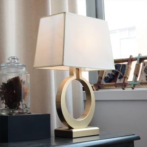 Moderne Luxe Tafellamp Villa Gouden Eettafel Decoratie Tafellamp Nordic Retro Slaapkamer Bed Led Licht