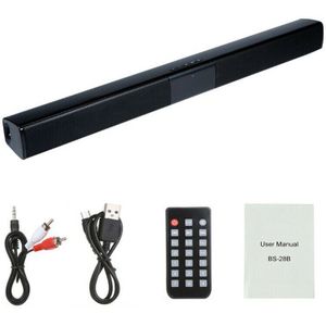 20W Geluid Bar Bluetooth Soundbar Kolom Dual Subwoofers Luidspreker Audio TV Home Theater Surround Sound Systeem Ingebouwde 3D Stereo
