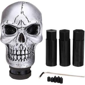 Universele Skull Head Style Car Truck Manual Pookknop Lever Shifter Versnellingspook