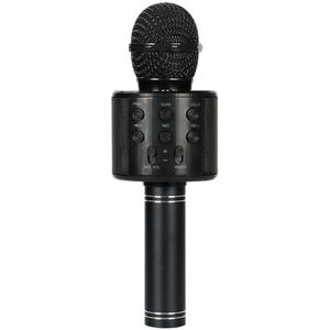WS858 Draadloze Bluetooth Microfoon Professionele Condensator Microfoon Karaoke Mic Radio Studio Opname Microfoon Met Led Licht