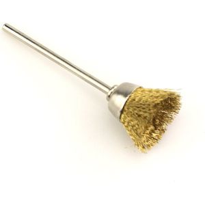1 Stuks Nail Boor Metalen Borstel Bits Koperdraad Schoonmaken 3/32 &#39;&#39;Rotary Manicure Elektrische Boormachines Accessoires Nail Art Gereedschap