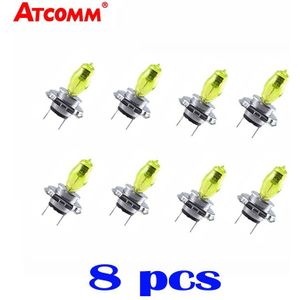 ATcomm H7 Halogeen Lamp 8 STUKS Clear 12 V 55 W 3000 K Koplamp Lamp Glas Auto Halogeen Licht geel auto koplamp