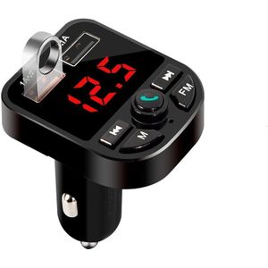 Handsfree Draadloze Fm Zenders Bluetooth 5.0 Lcd 3.1A Lader Usb Auto MP3 Spelers Bluetooth 5.0 Fm Zenders