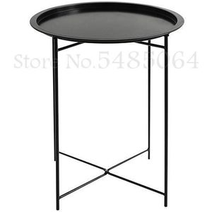 Iron Folding Side Tafel Nordic Stijl Kleine Salontafel Ijzer Multifunctionele Hoek Tafel Nachtkastje Salontafel Bloem Rack