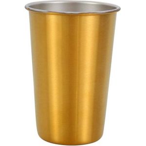 1 Pc Roestvrij Staal Bier Mok Bar Koud Drankje Koffie Cup Set Titanium-plated Melk Thee Sippy Cup Multicolor optionele Drinken Tool