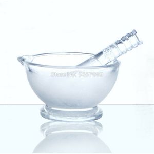 1Pcs Lab Diameter 60Mm Tot 180Mm Glas Vijzel En Stamper Glas Mortel Kom Alle Maten Beschikbaar