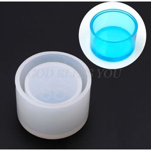 Ronde Kleine Bloempot Silicone Mould Opbergdoos Taart Diy Handgemaakte Bakvorm