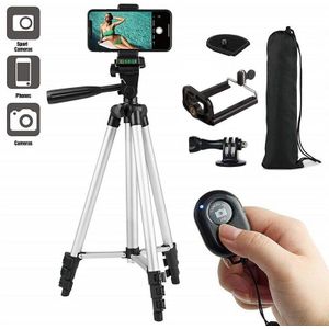 Lichtgewicht Camera Statief Telefoon Standhouder Draagbare Desktop Mobiele Telefoon Tripode Voor Camera Smartphone Ring Licht Gopro