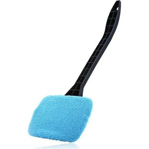 Microfiber Lange Handvat Autowasseretteborstel Auto Washer Auto Raam Schoon Voorruit Doek Auto Wassen Gereedschap Wasbare Shine Handige