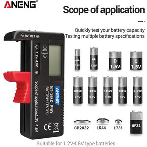 Aneng Een-168 Por Digitale Lithium Batterij Capaciteit Tester Geruite Belasting Analyzer Display Controleren Aaa Aa Knoopcel Universele test