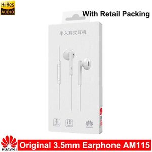 Voor Huawei AM115 Headset Met 3.5Mm In Ear Oordopjes Oortelefoon Speaker Bedrade Controller Voor Huawei P10 P9 P8 Mate9