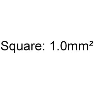 Vierkante 1Mm Schede Draad 2 3 4 Core Super Zachte Siliconen Rubber Geïsoleerde Koperen Kabel Power Signaallijn Hight temperatuur Zwart