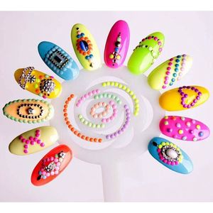 120 Stuks Vorm Plastic Nail Art Sticks Display Board Ring