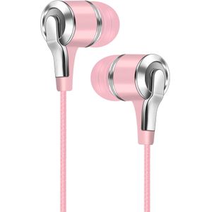 Bluelans Bedrade Koptelefoon Sport Headset 3.5Mm In Ear Deep Bass Stereo Oordopjes W/Mic Voor Iphone Samsung Huawei xiaomi Vivo Oppo