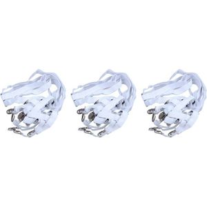 3X Laken Clips Grijpers Fasteners 3 Manier 6 Zijden Vel Bretels Elastische Vel Houders Matras Clips Bandjes