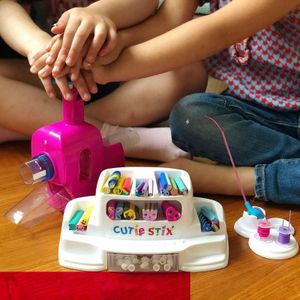 Magic Klik Chipper Kinderen Handmatige Diy Eenvoudige Creatieve Puzzel Rubber Kralen Armband Meisje Speelgoed