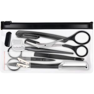 Rvs Opvouwbaar Wenkbrauw Trimmer Voor Beginners Wenkbrauw Trimmer Met Kam Wenkbrauw Krultang En Wimpers Borstel Makeup Tools