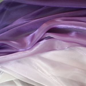 Geleidelijk veranderende kleur Chiffon Stof Koreaanse garen doek naaien handgemaakte DIY voor rok sjaals stadium kleding 150*100 cm