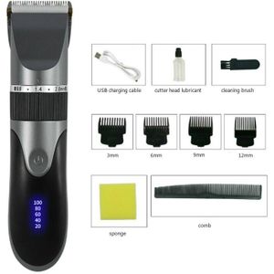 Wasbare Oplaadbare Tondeuse Professionele Kapper Trimmer Met Carbon Staal Snijkop