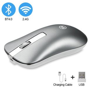 Bluetooth Draadloze Muis Stille Gaming Muis Oplaadbare Computer Muis Draadloze 2.4Ghz Ergonomische PC Muizen USB Mause voor Laptop