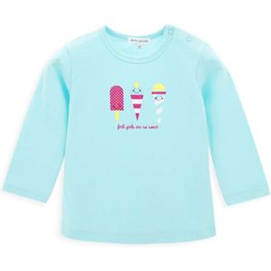 Honeyzone Retail Baby Meisje Tops 0-24months Blauw Lange Mouwen T-shirt Baby Baby Cartoon Leuke Kleding Voor Meisjes Lente fall