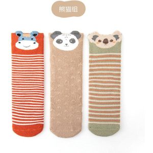 3 Paar/partijen Jongens Badstof Verdikte Kinderen Straight Sokken Winter Warm Kinderen Sokken Drie-Dimensionale Cartoon Baby Sokken