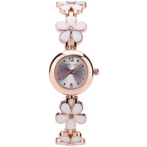 Dames Hand Horloge Vrouwen Bloem Daisy Student Horloge Quartz Goedkope Armband Horloges Voor Vrouwen Kosten Gouden Horloge